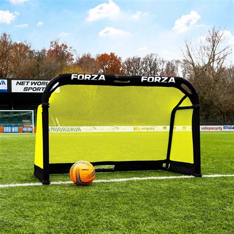 Backyard goal with an essential locking system. . Forza soccer goal